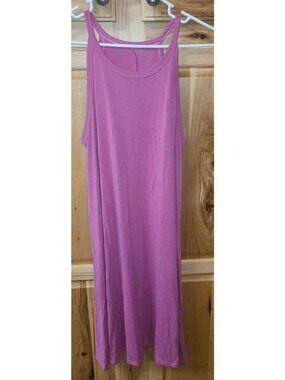 Alya womans size large USA tank style summer dress.  37" long and flowy